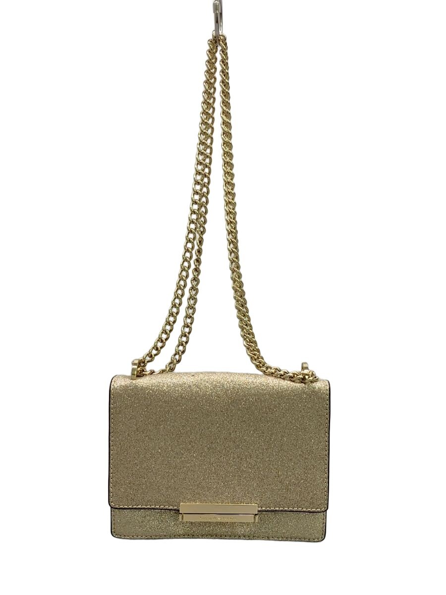 【中古】kate spade new york◆ラメ/チェーンミニショルダーバッグ/--/GLD【バッグ】