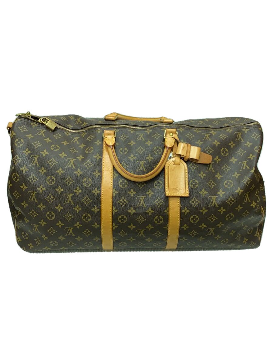 【中古】LOUIS VUITTON◆キーポル60_モノグラム・キャンバス_BRW/PVC/BRW/モノグラム//【バッグ】