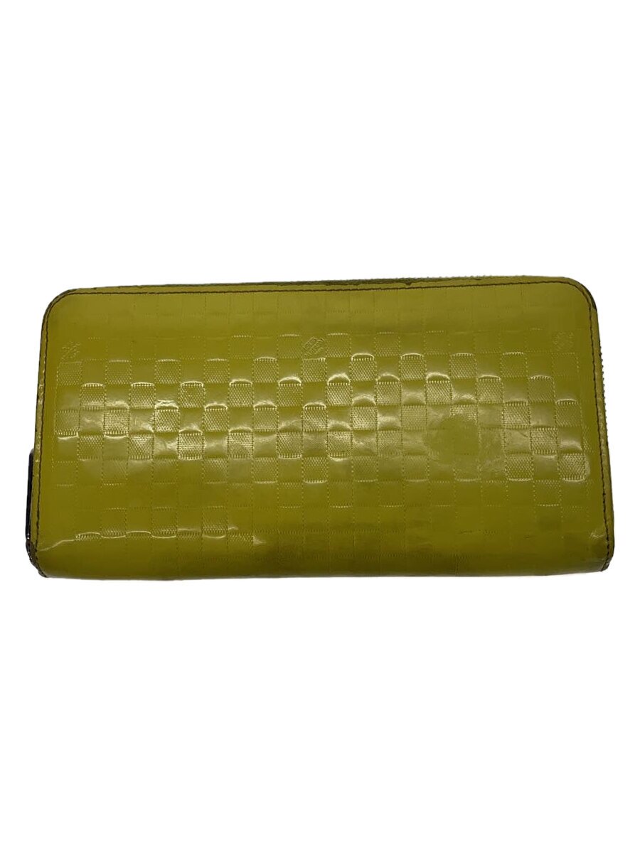 【中古】LOUIS VUITTON◆ジッピー・ウォレット_ダミエ・ファセット/--/YLW/レディース【服飾雑貨他】