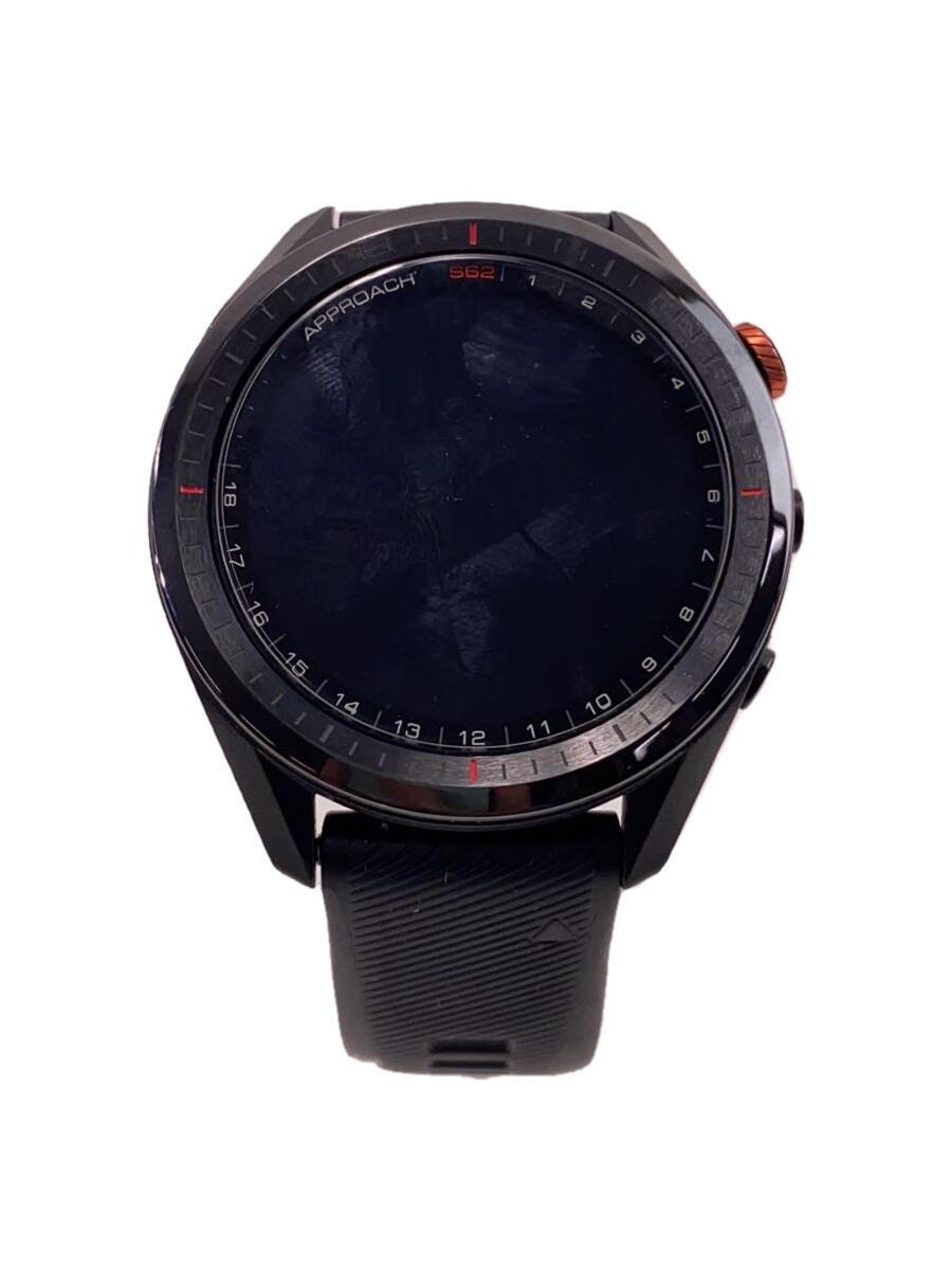 【中古】GARMIN◆ガーミン/スマートウォッチ/デジタル/ラバー/BLK/GARMIN APPROACH S62【服飾雑貨他】