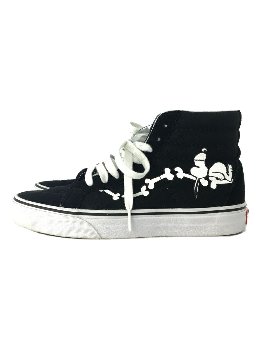 【中古】VANS◆ハイカットスニーカー/23.5cm/BLK/721356【シューズ】