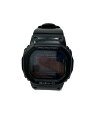 【中古】CASIO◆ソーラー腕時計・Baby-G/デジタル/ラバー/BLK/BLK/SS【服飾雑貨他】