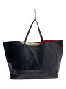 【中古】FURLA◆トートバッグ/レザー/BLK【バッグ】