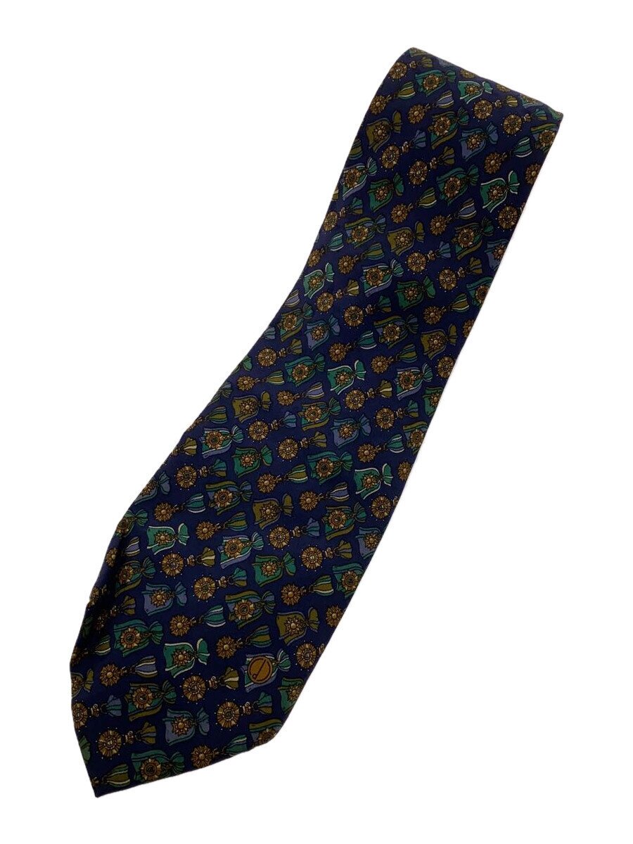 DUNHILL - 【中古】dunhill◆ネクタイ/シルク/NVY/総柄/メンズ【服飾雑貨他】