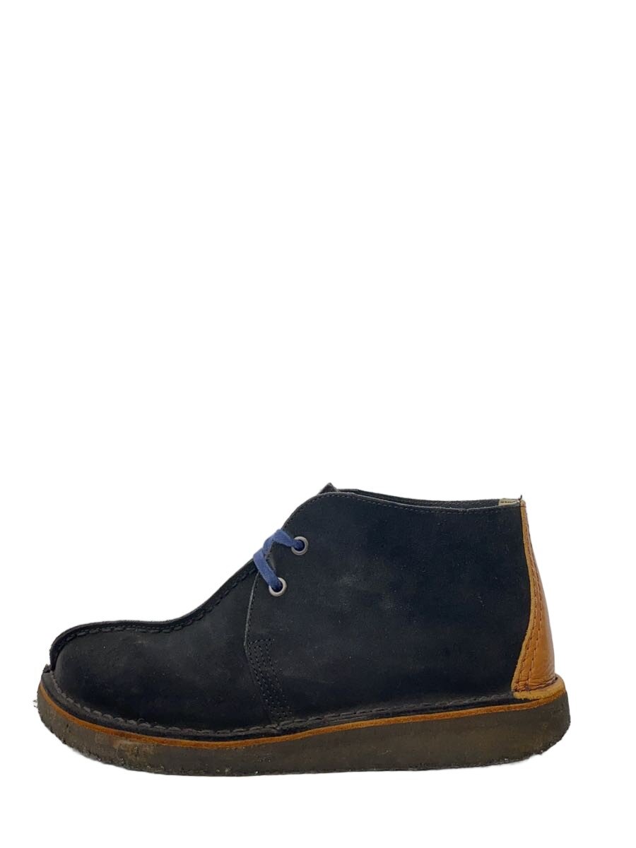 【中古】Clarks◆チャッカブーツ/US9/BLK【シューズ】