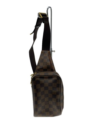 【中古】LOUIS VUITTON◆ジェロニモス_ダミエ・エベヌ_BRW/PVC/BRW/N51994【バッグ】 【中古】LOUIS VUITTON◆ジェロニモス_ダミエ・エベヌ_BRW/PVC/BRW/N51994【バッグ】
