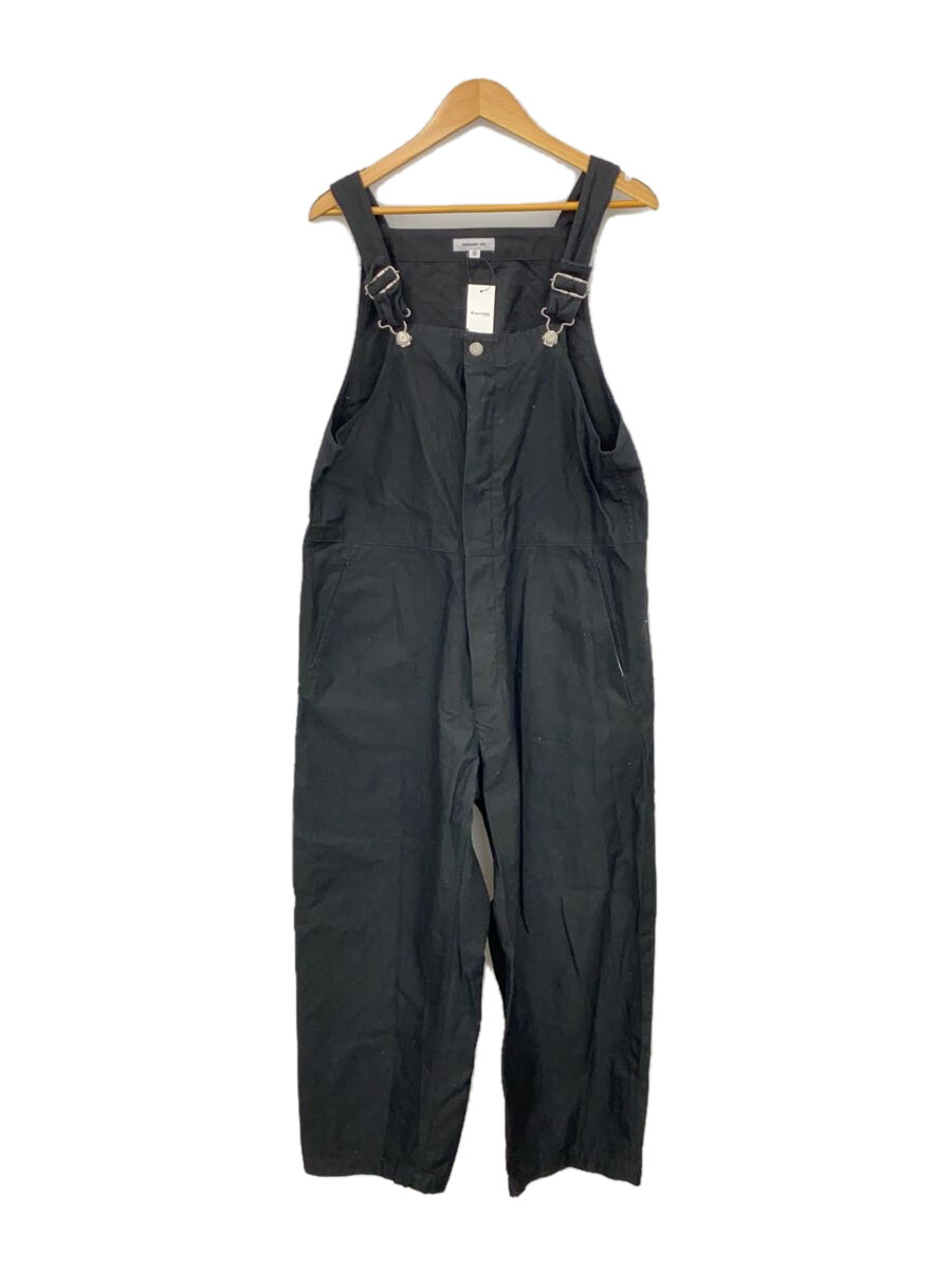 【中古】Ordinary Fits◆オーバーオール/2/コットン/ブラック【メンズウェア】