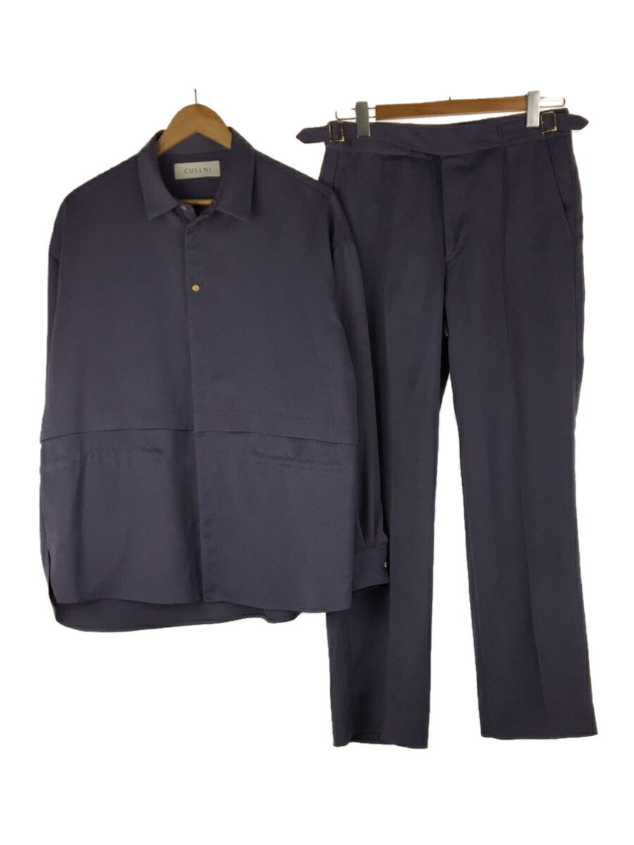 【中古】CULLNI◆セットアップ/2/ポリエステル/PUP/22-AW-011/22-AW-010【メンズウェア】