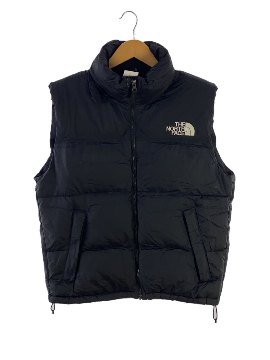 【中古】THE NORTH FACE◆ダウンベスト/L/ナイロン/BLK/無地/ND92232【メンズウェア】