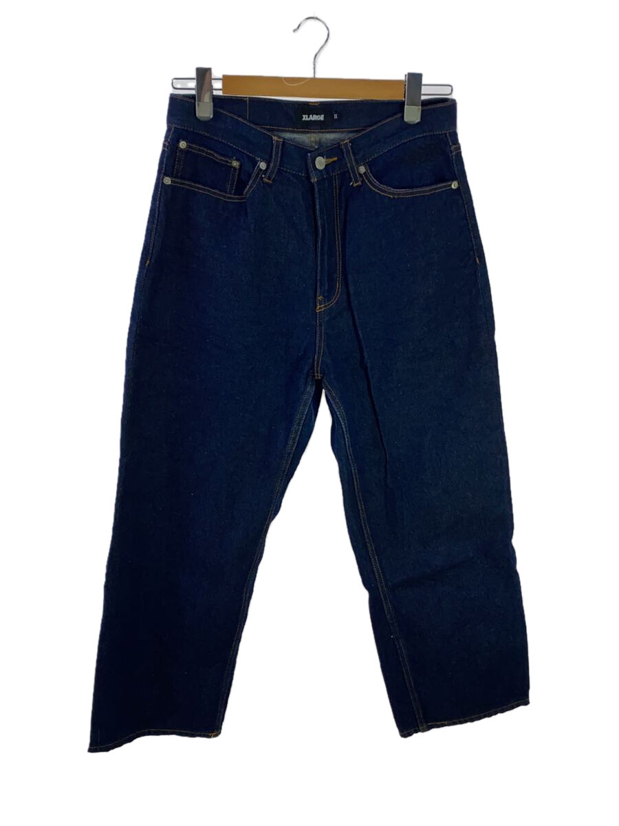 【中古】X-LARGE◆ボトム/32/デニム/GRAFFITI DENIM PANTS/ネイビー/無地/101224031005【メンズウェア】
