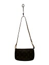 【中古】LOUIS VUITTON◆1)ポシェット・アクセソワール_モノグラム・キャンバス_BRW/PVC/BRW【バッグ】