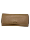 【中古】FURLA◆長財布/レザー/ベージュ/レディース【服飾雑貨他】(4)