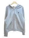 【中古】WOOALONG/ジップパーカー/L/コットン/GRY【メンズウェア】