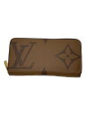 【中古】LOUIS VUITTON◆ジッピー・ウォレット_モノグラム・ジャイアント・リバース_BRW/PVC/BRW/レディース【服飾雑貨他】(4)