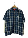 【中古】Supreme◆長袖シャツ/XL/コットン/BLU【メンズウェア】
