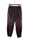 【中古】AMERI◆Disney MICKEY TAG SYNTHETIC LEATHER PANTS/S/01320871350【レディースウェア】