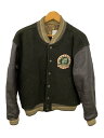 【中古】MEN’S BIGI◆スタジャン/L/ウール/GRN/JM-1A73【メンズウェア】(4)