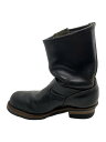 【中古】RED WING◆エンジニアブーツ/US7.5/BLK/レザー/2268【シューズ】