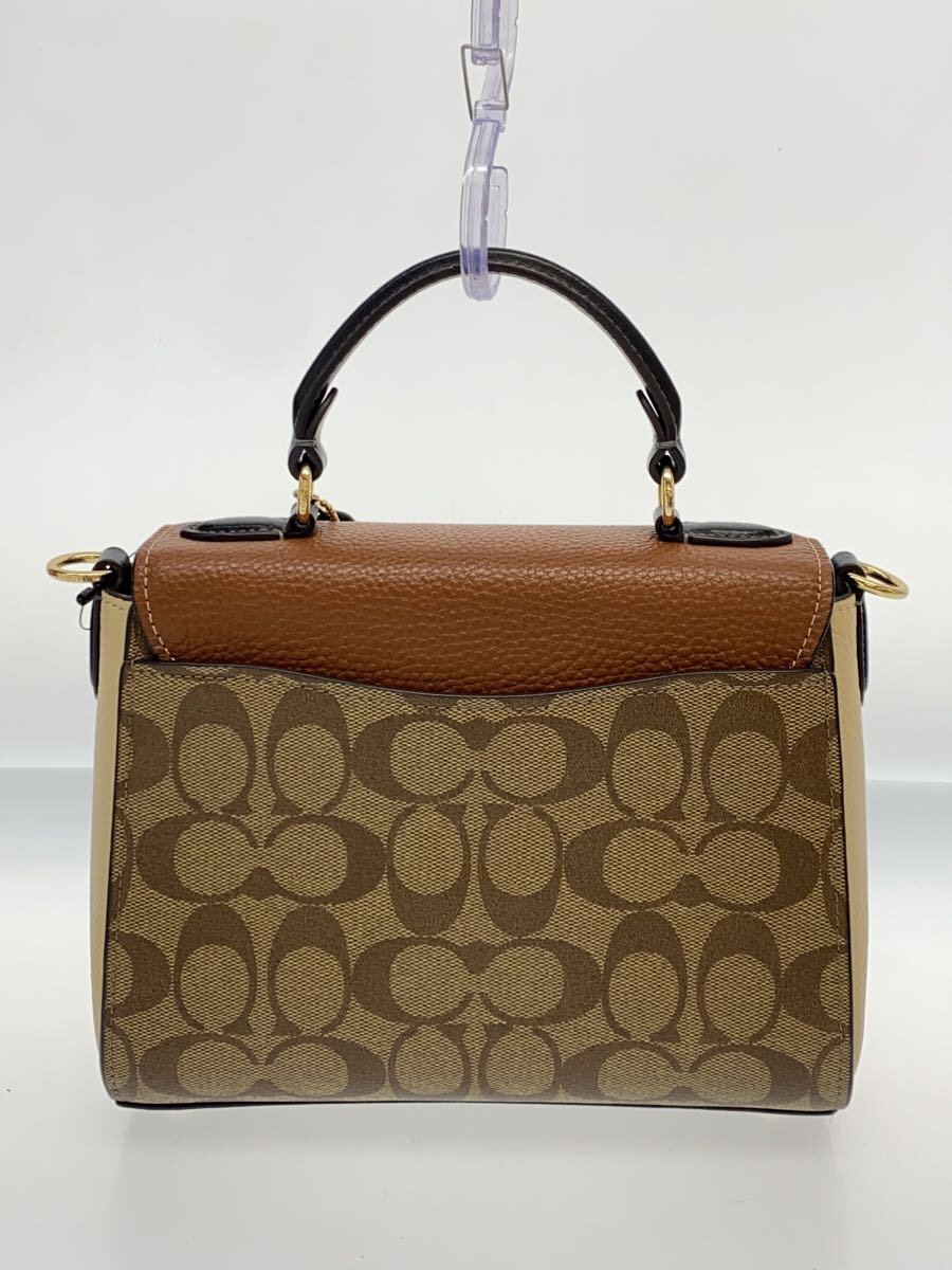 【中古】COACH◆バッグ/レザー/BRW/CE569【バッグ】