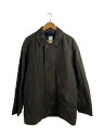 【中古】Timberland◆コート/M/ポリエステル/KHK/無地【メンズウェア】