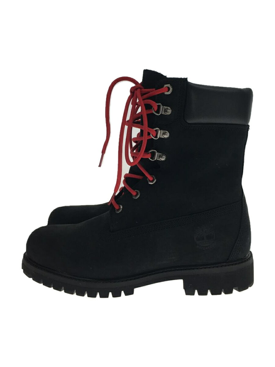 【中古】Timberland◆24karats別注 8 INCH PREMIUM BOOT/レースアップブーツ/US8/ブラック/A1Q9J【シューズ】