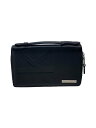【中古】Calvin Klein◆セカンドバッグ/クラッチバッグ/マルチケース/財布/カードケース/レザー/BLK/827221//【バッグ】