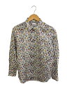 【中古】Paul Smith◆長袖シャツ/M/コットン/WHT/総柄/PY-WR-49372【メンズウェア】