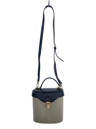 【中古】CHRISTIAN VILLA◆クロコバニティバッグ/ハンド/ショルダー/2WAY/牛革/CRM/51365113158【バッグ】 【中古】CHRISTIAN VILLA◆クロコバニティバッグ/ハンド/ショルダー/2WAY/牛革/CRM/51365113158【バッグ】