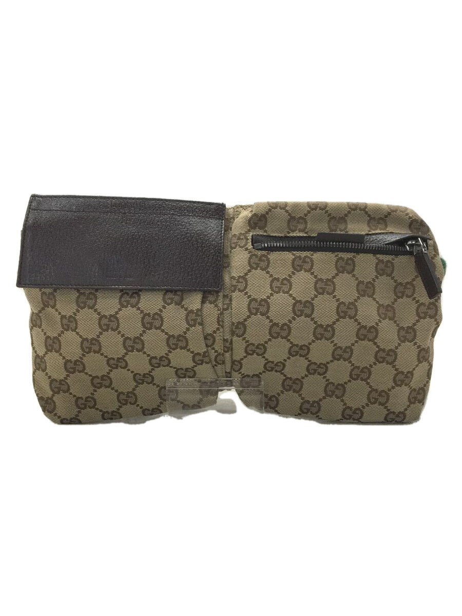 【中古】GUCCI◆ショルダーバッグ/キャンバス/CML【バッグ】