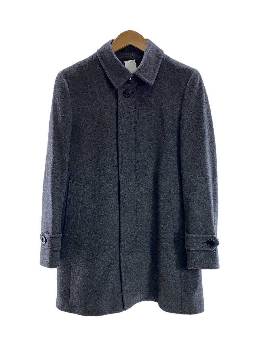 【中古】MACKINTOSH LONDON◆コート/M/ウール/GRY/G1B61-202-08【メンズウェア】