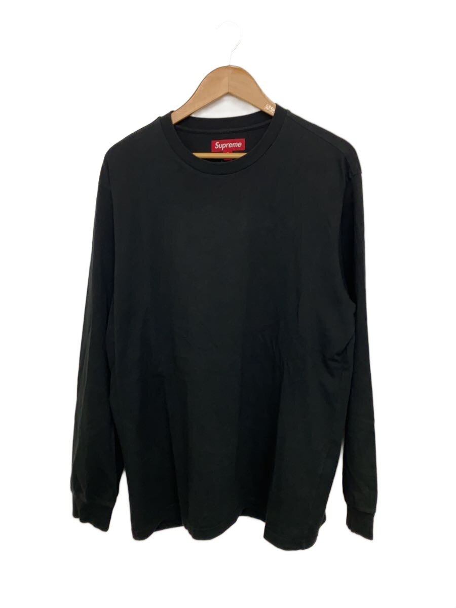Supreme◆25SS/Small Box L/S Tee/ロゴ無し/長袖Tシャツ/M/コットン/BLK//