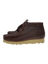 【中古】Clarks◆ワラビー/チャッカブーツ/US9/BRW/ゴアテックス/26177730【シューズ】