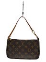 【中古】LOUIS VUITTON◆1)ポシェット・アクセソワール_モノグラム・キャンバス_BRW/PVC/BRW【バッグ】(4)