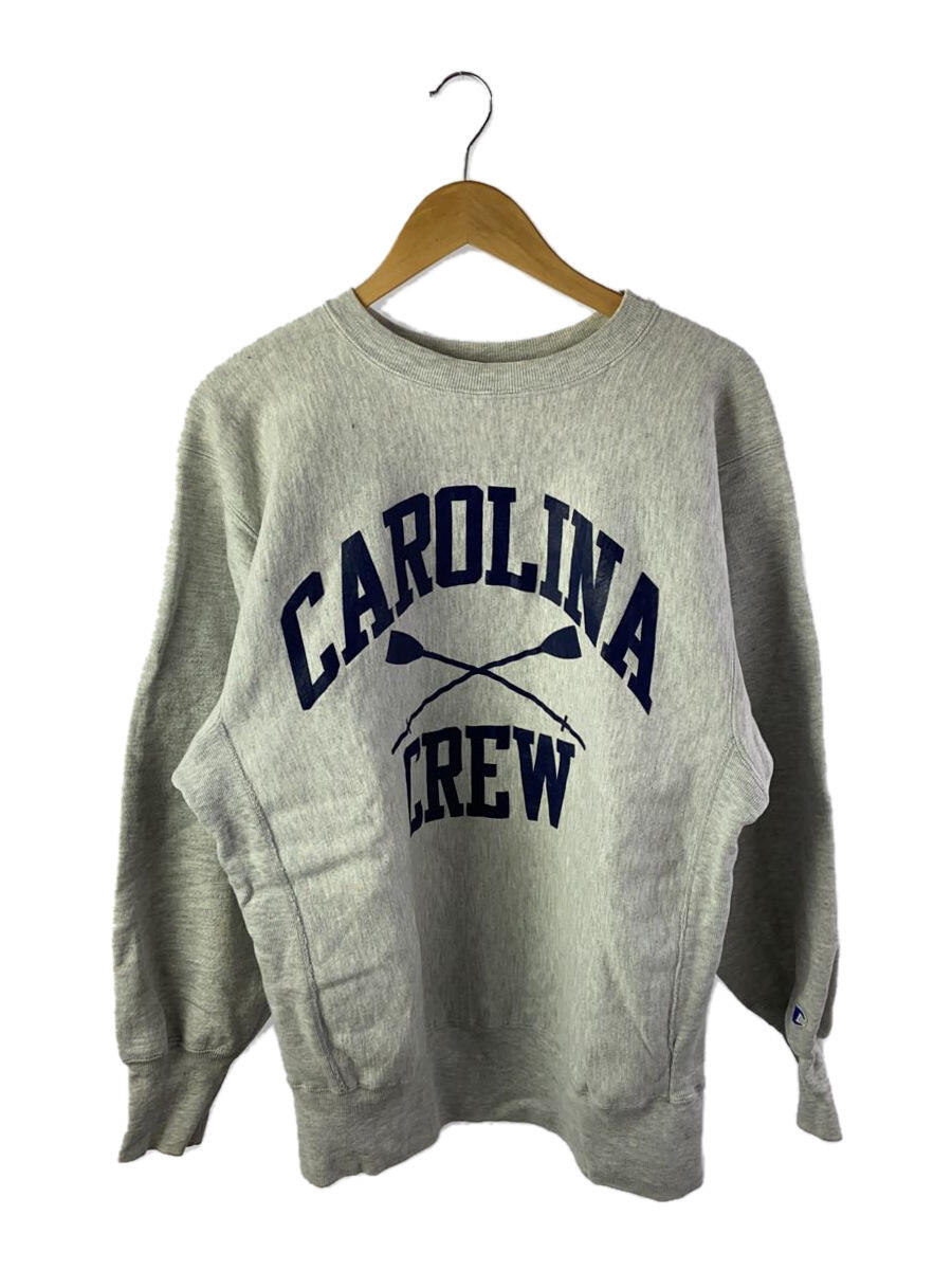 【中古】Champion◆スウェット/XL/コットン/GRY【メンズウェア】