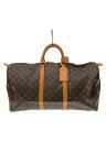 【中古】LOUIS VUITTON◆キーポル55_モノグラム・キャンバス_BRW/PVC/ブラウン【バッグ】