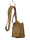 【中古】CLANE◆×ATELIER AMBOISE/ショルダーバッグ/レザー/BRW/無地【バッグ】