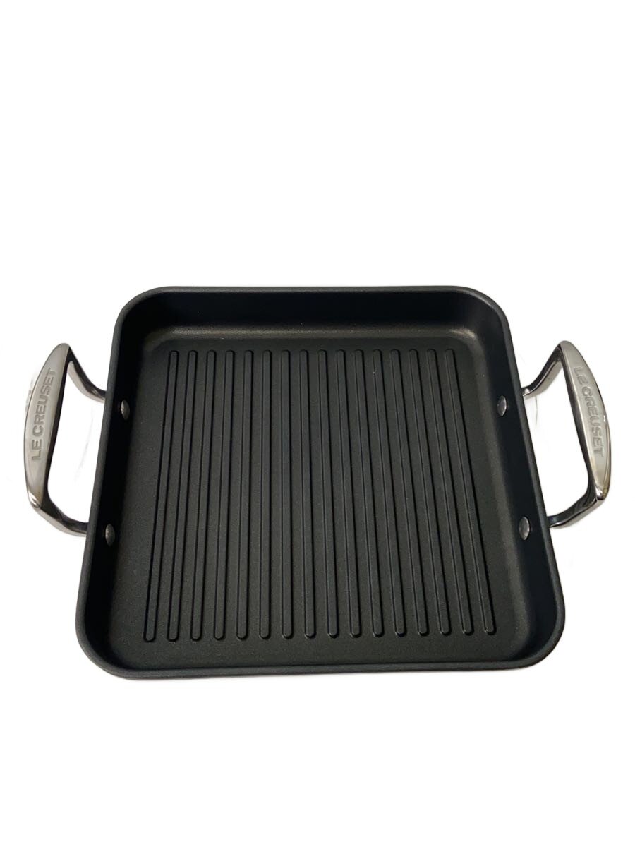 【中古】LE CREUSET◆スクエアグリル/23cm/BLK//【キッチン用品】
