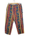 【中古】STUSSY◆20SS/Fleur Stripe Beach Pant/ボトム/M/コットン/マルチカラー/総柄/116429【メンズウェア】