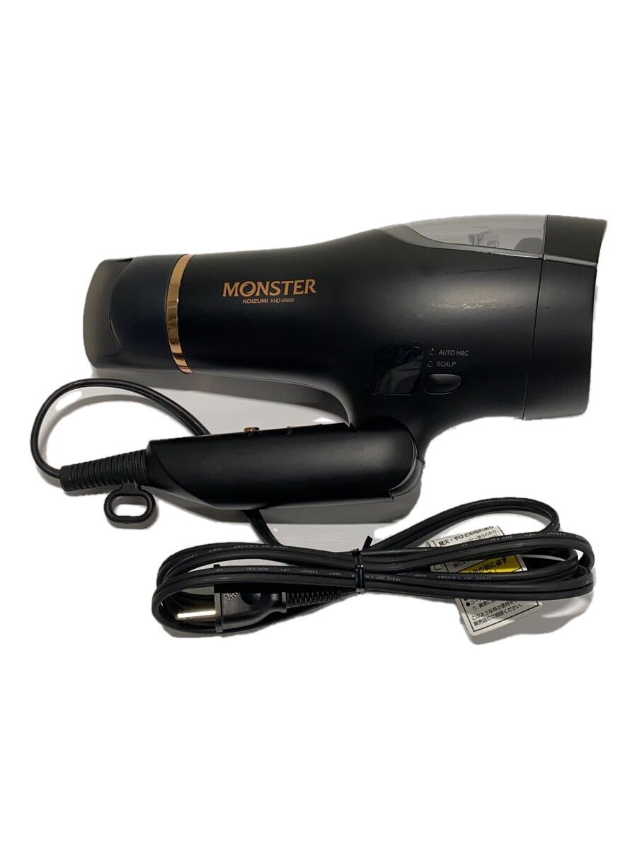 【中古】KOIZUMI◆ドライヤー・ヘアアイロン モンスター KHD-W900/K【家電・ビジュアル・オーディオ】