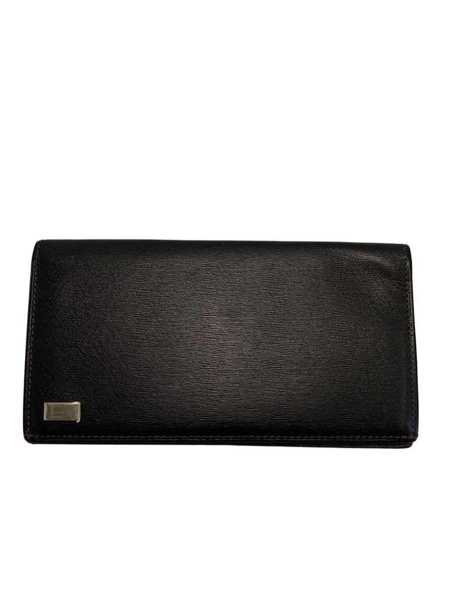 【中古】dunhill◆長財布/レザー/SIDECAR/ブラック/無地/メンズ/FP1000E【服飾雑貨他】