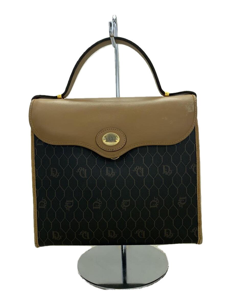 CHRISTIAN DIOR - 【中古】Christian Dior◆ハンドバッグ/PVC/BRW/総柄【バッグ】