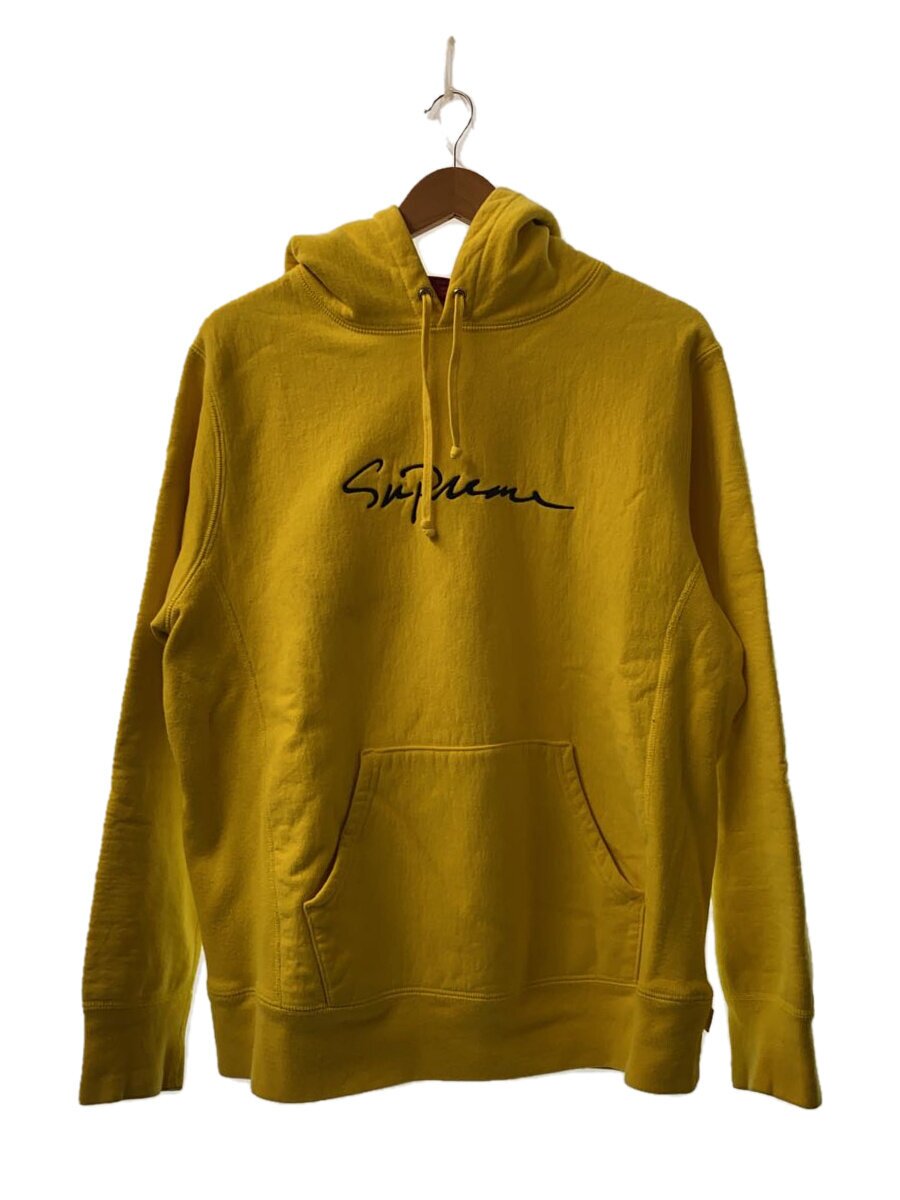 【中古】Supreme◆パーカー/M/コットン/YLW【メンズウェア】