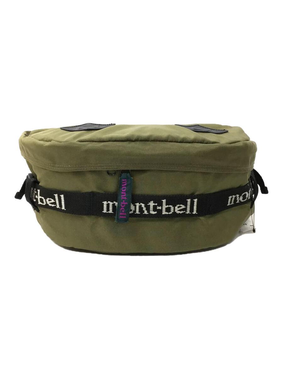 【中古】mont-bell◆ウエストバッグ/--/GRN/モンベル/グリーン/緑/カーキ/1990s/カメラバッグ【バッグ】