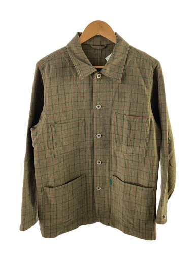 【中古】Paul Smith◆カバーオール/--/ウール/KHK/チェック【メンズウェア】 【中古】Paul Smith◆カバーオール/--/ウール/KHK/チェック【メンズウェア】