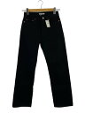 【中古】OUR LEGACY◆Linear Cut Black Selvedge/25/コットン/BLK/W2195LBS【レディースウェア】