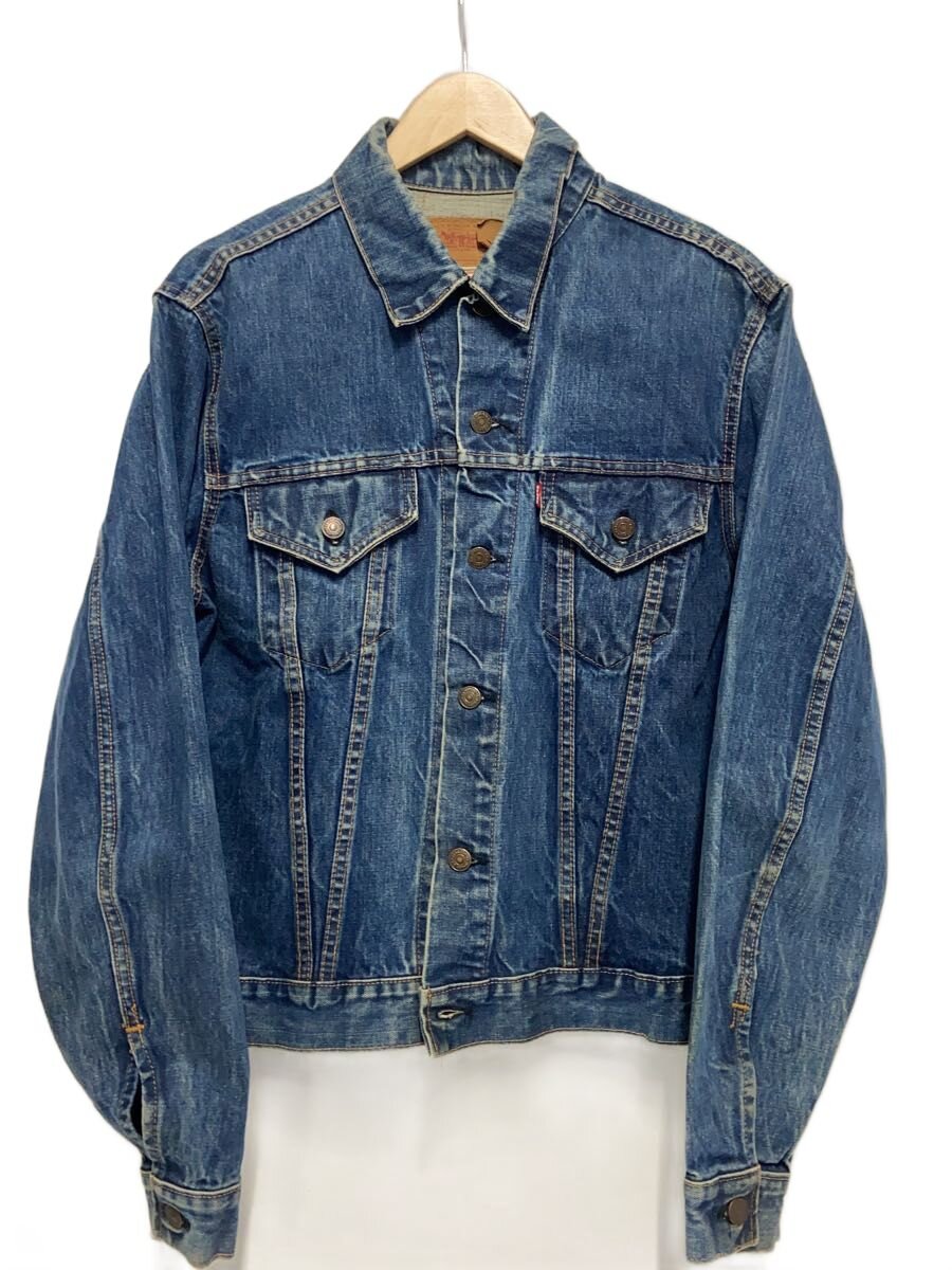 Denim Jacket - 【中古】Levi’s◆60～70s/BIG E/両面タブ/ケアタグ/濃紺/46/デニム/IDG/無地/70505//【メンズウェア】