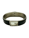 【中古】GUCCI◆バングル/--/BLK/レディース【服飾雑貨他】
