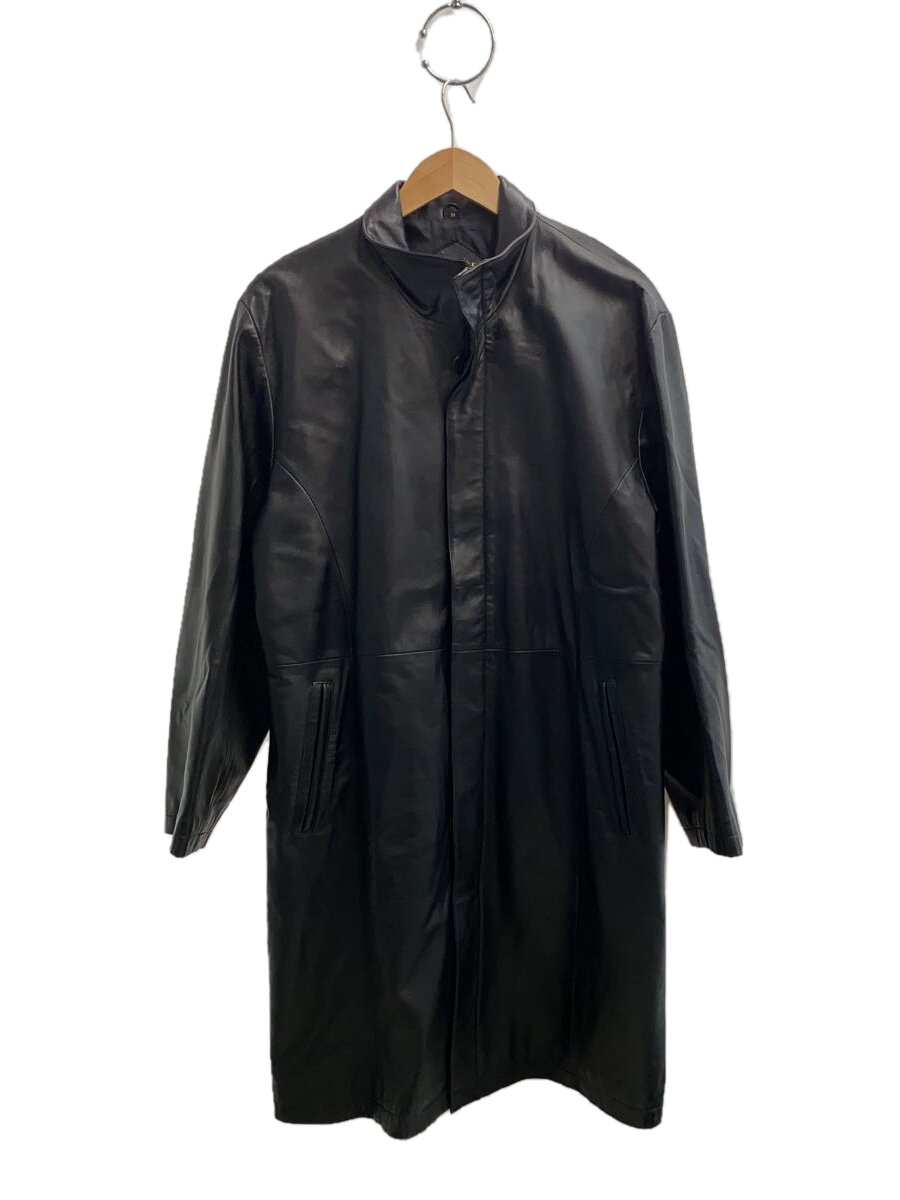 【中古】WIND ARMOR◆コート/M/羊革/ブラック【メンズウェア】