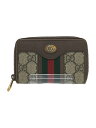 【中古】GUCCI◆コインケース/レザー/オフディア/ショートジッパーウォレット/グッチ【服飾雑貨他】