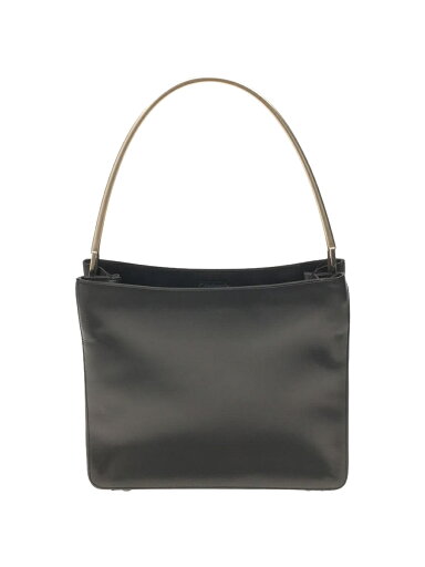 【中古】PRADA◆ショルダーバッグ/レザー/GRY/無地【バッグ】 【中古】PRADA◆ショルダーバッグ/レザー/GRY/無地【バッグ】